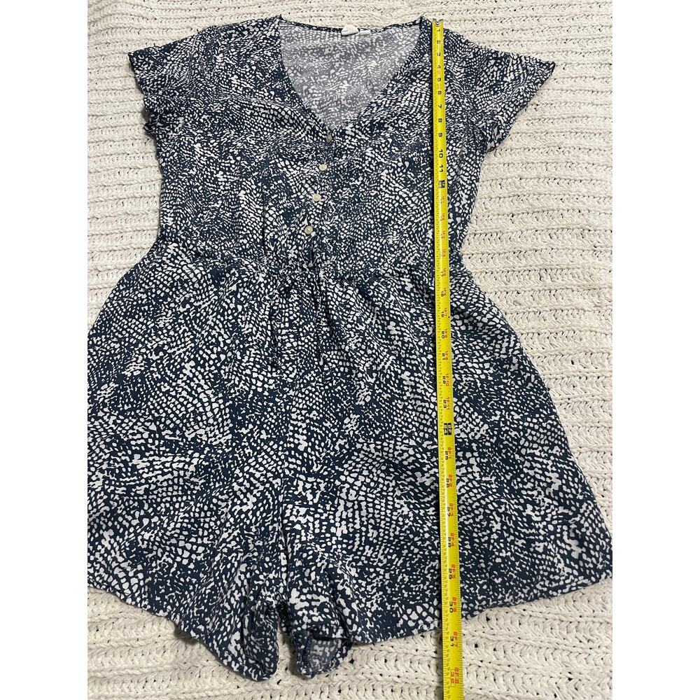 Gap Romper Elastic Waist Button Front Womens Smal… - image 2